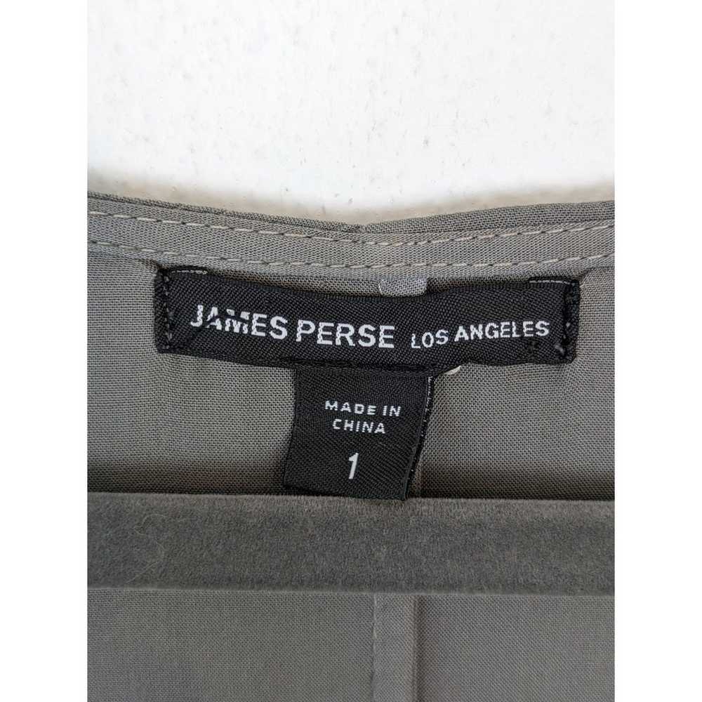 James Perse Dress Ruched Minimalist Neutral Lagen… - image 11