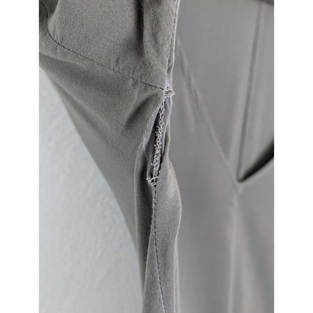 James Perse Dress Ruched Minimalist Neutral Lagen… - image 8