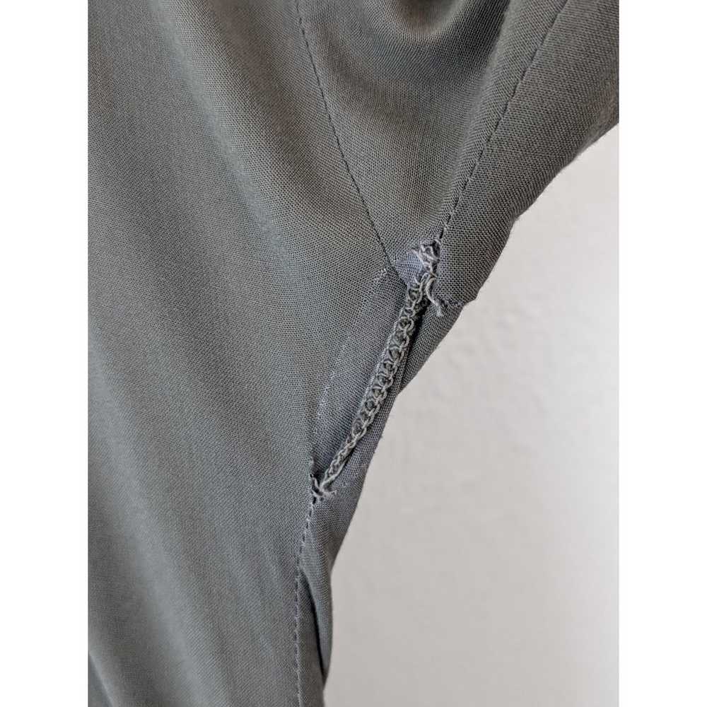 James Perse Dress Ruched Minimalist Neutral Lagen… - image 9