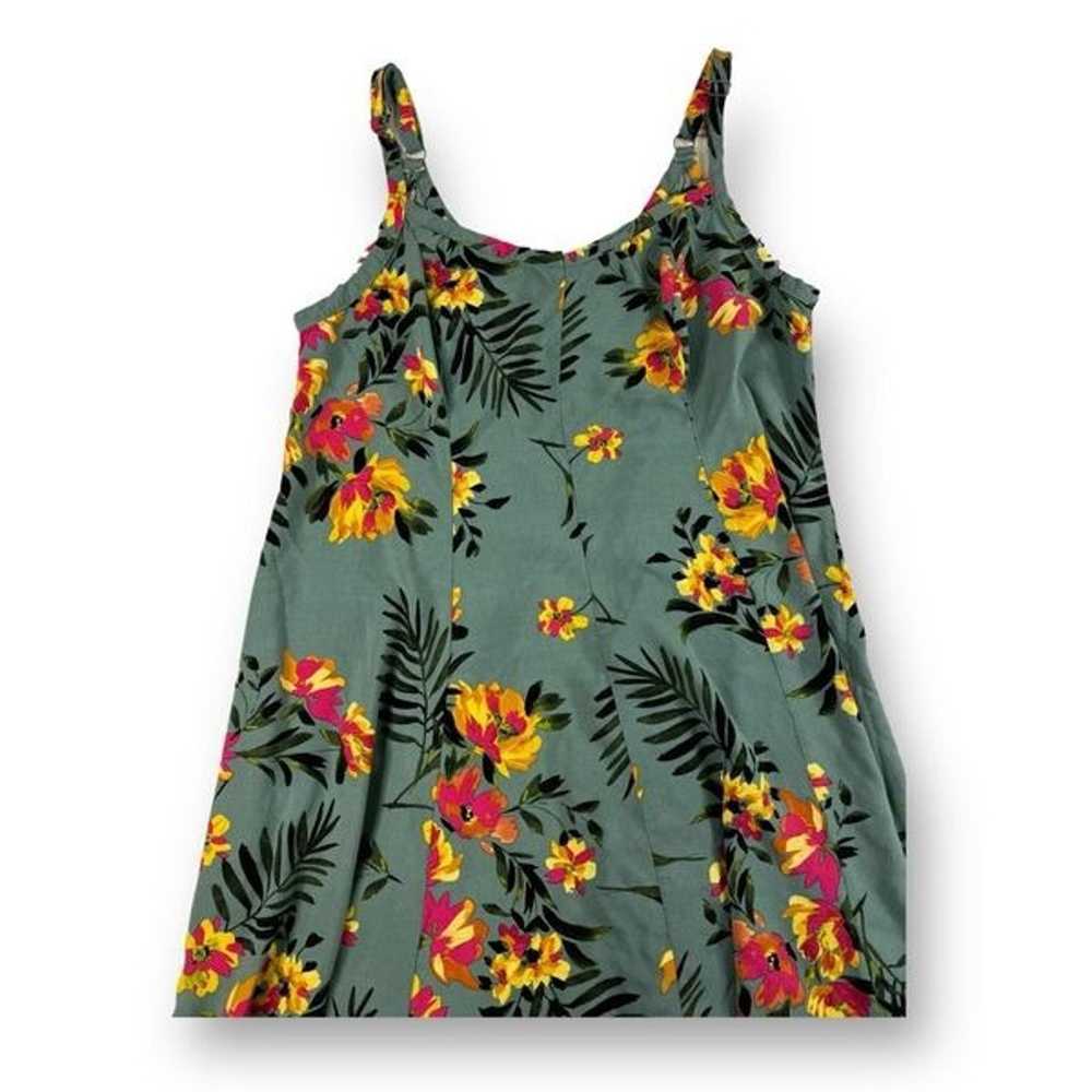 Torrid Challis High Low Floral Dress Size 0 Large… - image 8