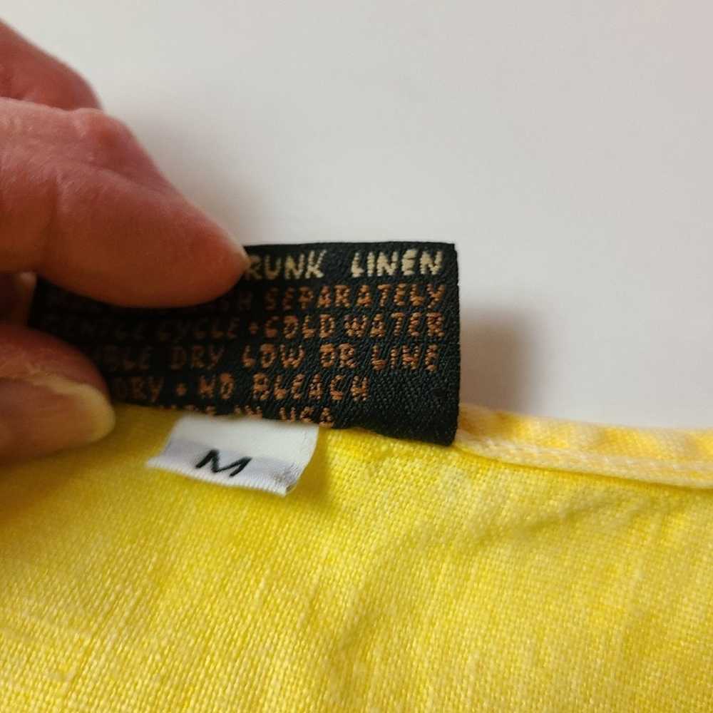 Liz and Jane Yellow Linen Embroidery  Shoes  Slee… - image 7