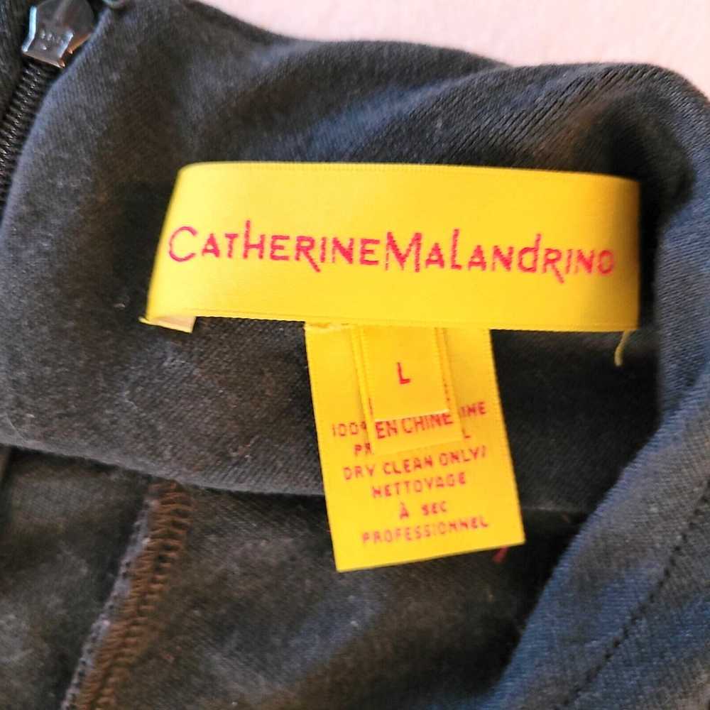 Catherine Malandrino Gray Wool Dress Size Large L… - image 10