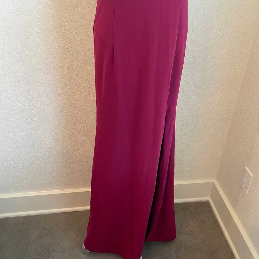 Lulus song of love magenta off shoulder maxi form… - image 3