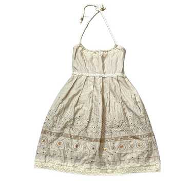 Cynthia Steffe Sleeveless Boho Dress Size 6 Tan B… - image 1