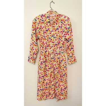 Vintage Tanner Womens Dress Size 6 Colorful Flora… - image 1