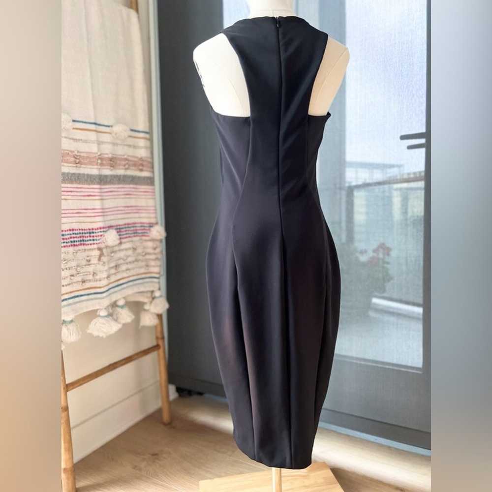 Zara Black Rhinestoned Neck Sleeveless Midi Dress… - image 3