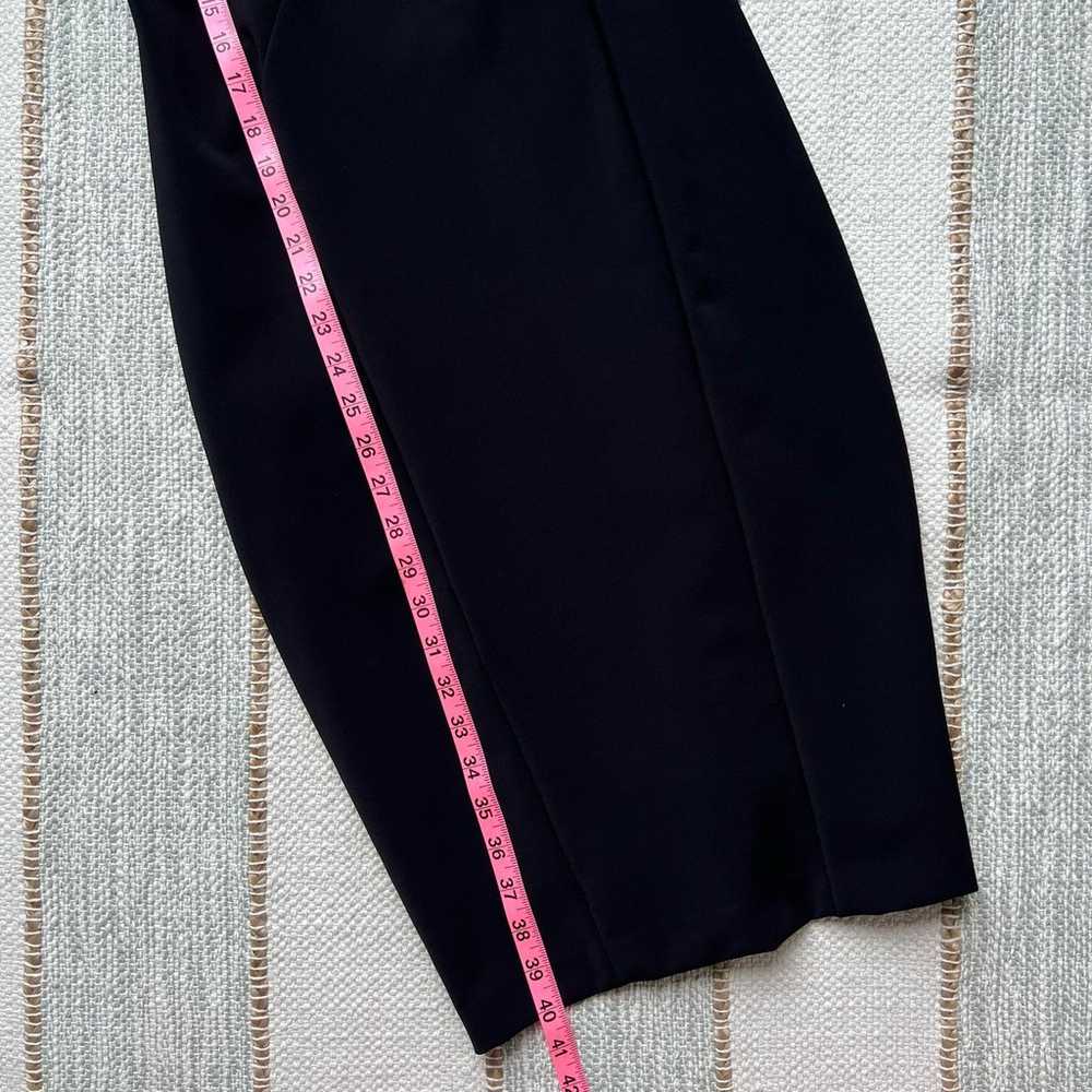 Zara Black Rhinestoned Neck Sleeveless Midi Dress… - image 5