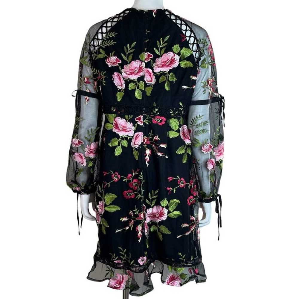 Asos Maternity Rose Embroidered Shift Floral Dress - image 3