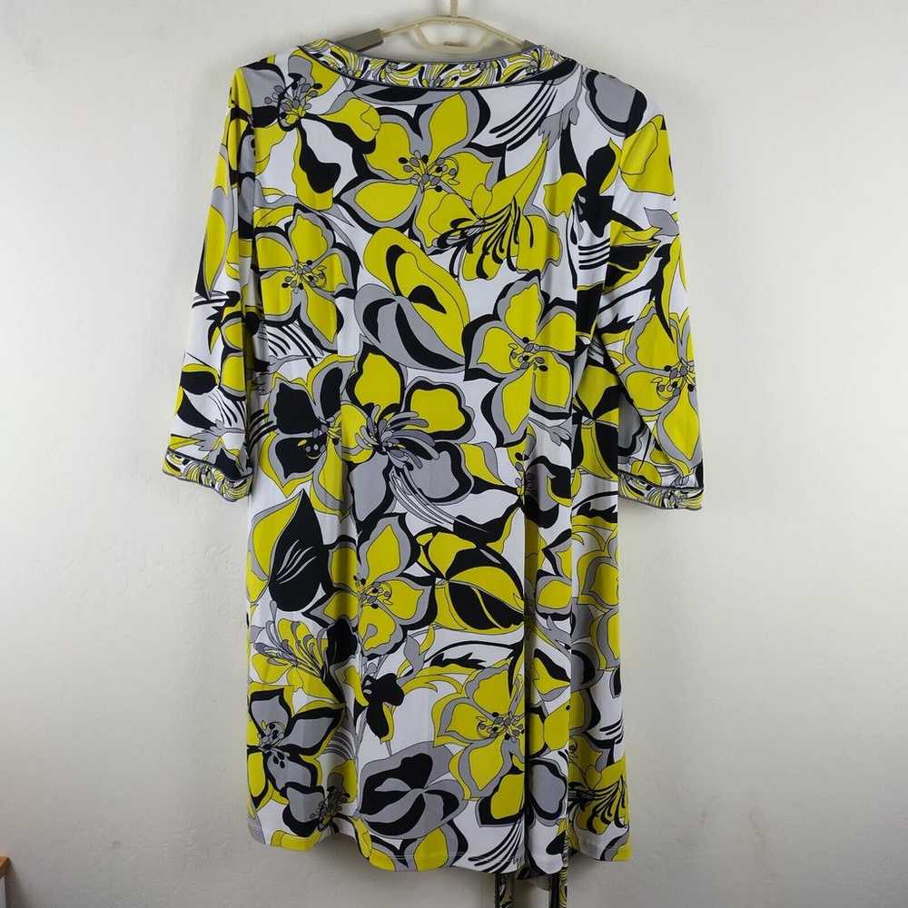 Tahari Arthur Levine size 14 wrap dress 3/4 sleev… - image 4