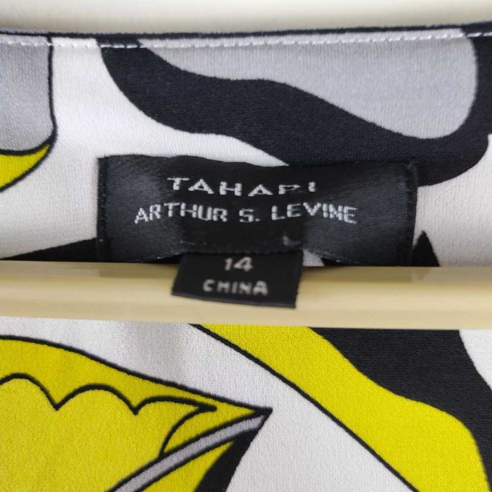 Tahari Arthur Levine size 14 wrap dress 3/4 sleev… - image 5