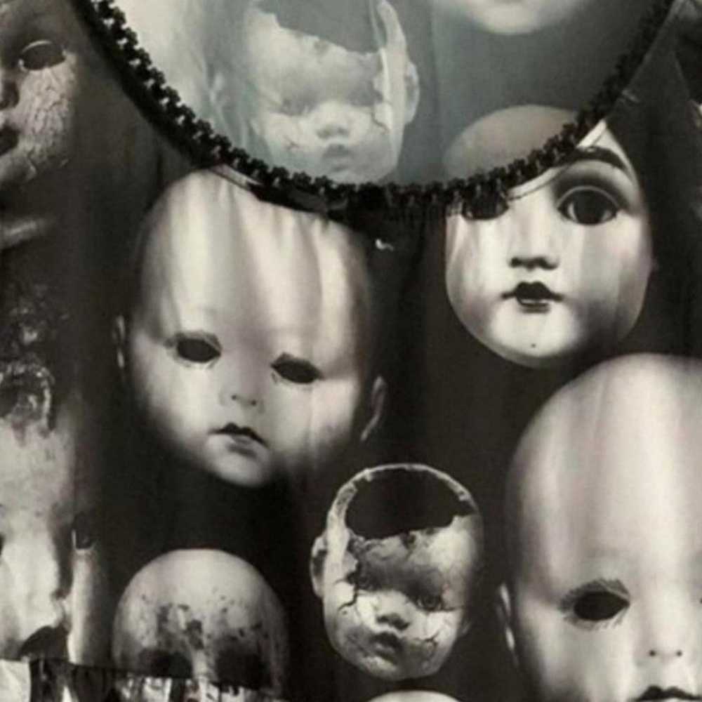 Dolls kill Creepy Baby Doll Head Dress Goth - image 4