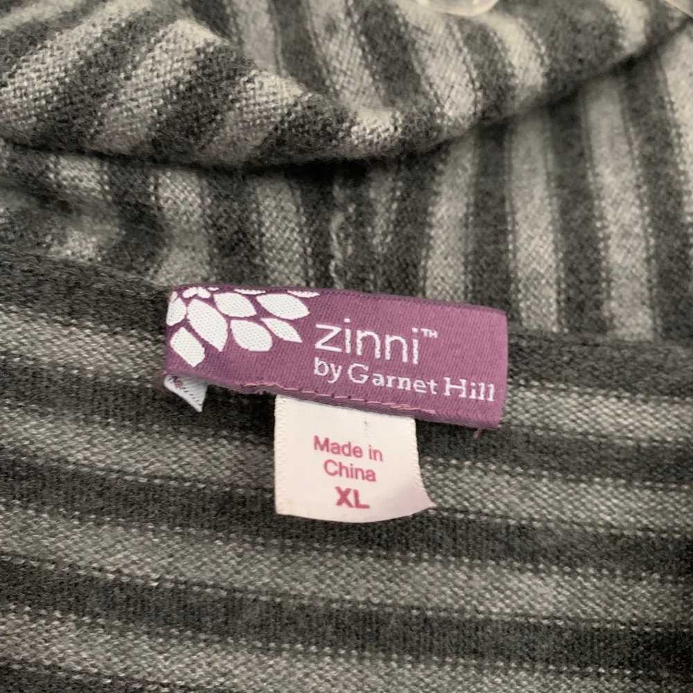 Zinni by Garnet Hill XL Gray Sweater Dress Wool B… - image 2