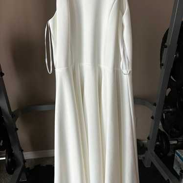 Lulus White Halter Dress - image 1