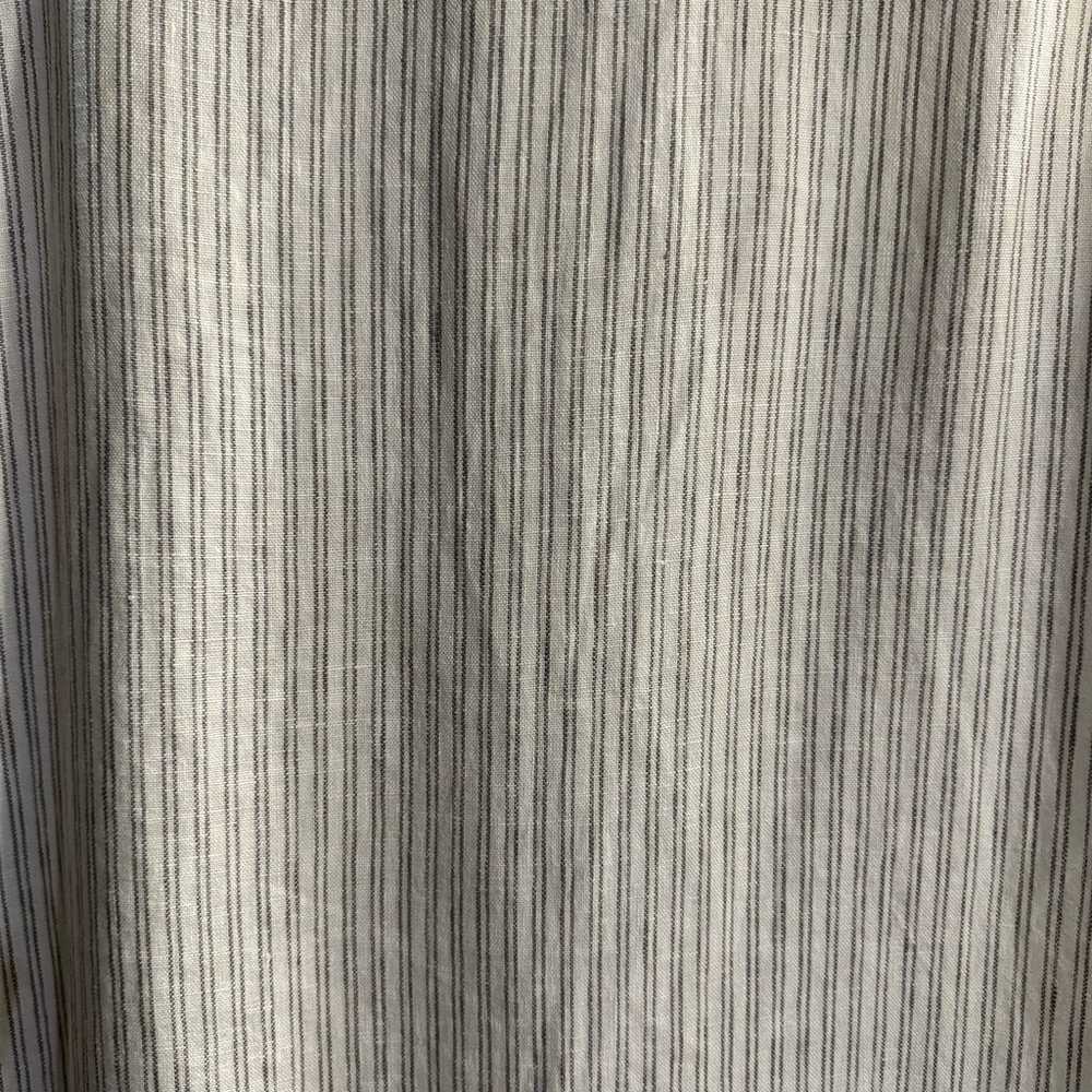 Garnet Hill Linen Blend Striped Mini Shirt Dress … - image 7