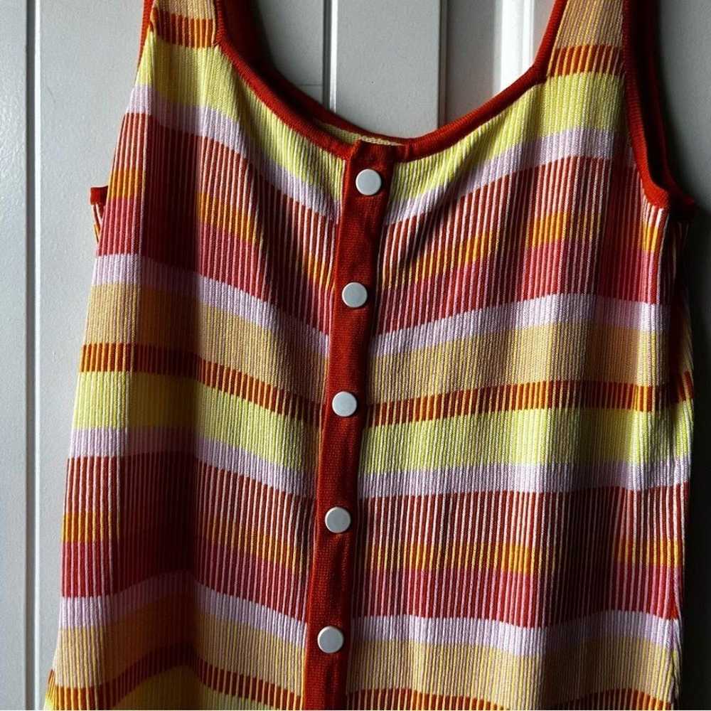 Solid & Striped orange and yellow Kimberley Dress… - image 6