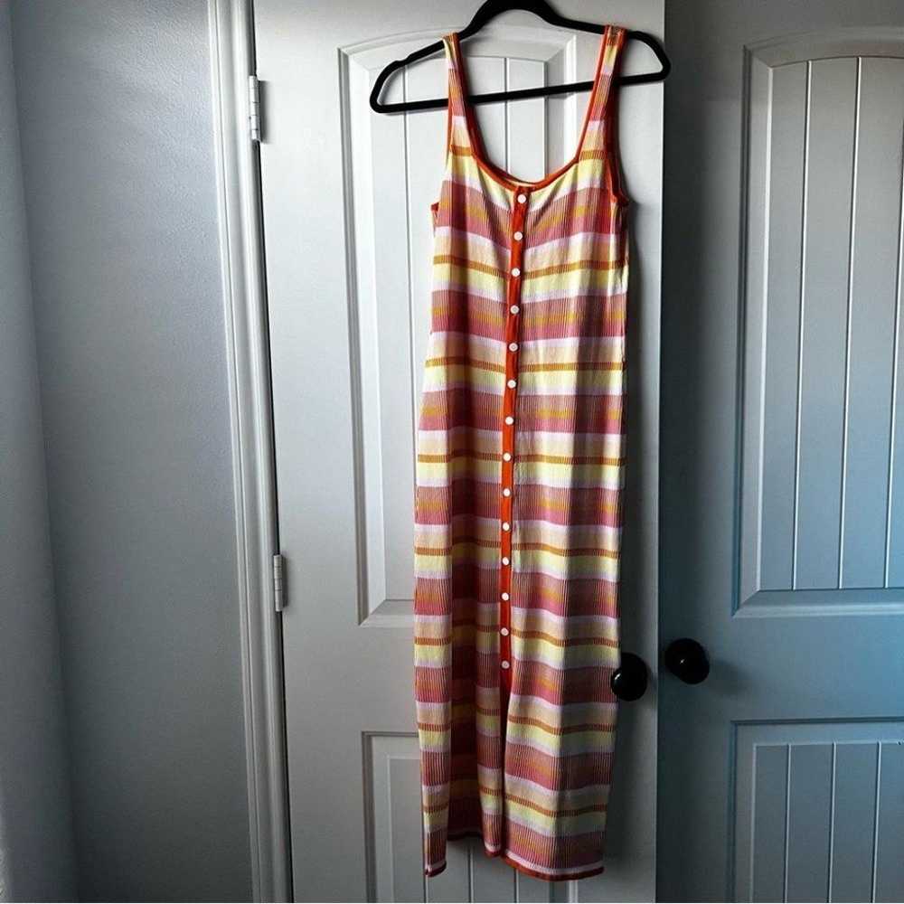 Solid & Striped orange and yellow Kimberley Dress… - image 8