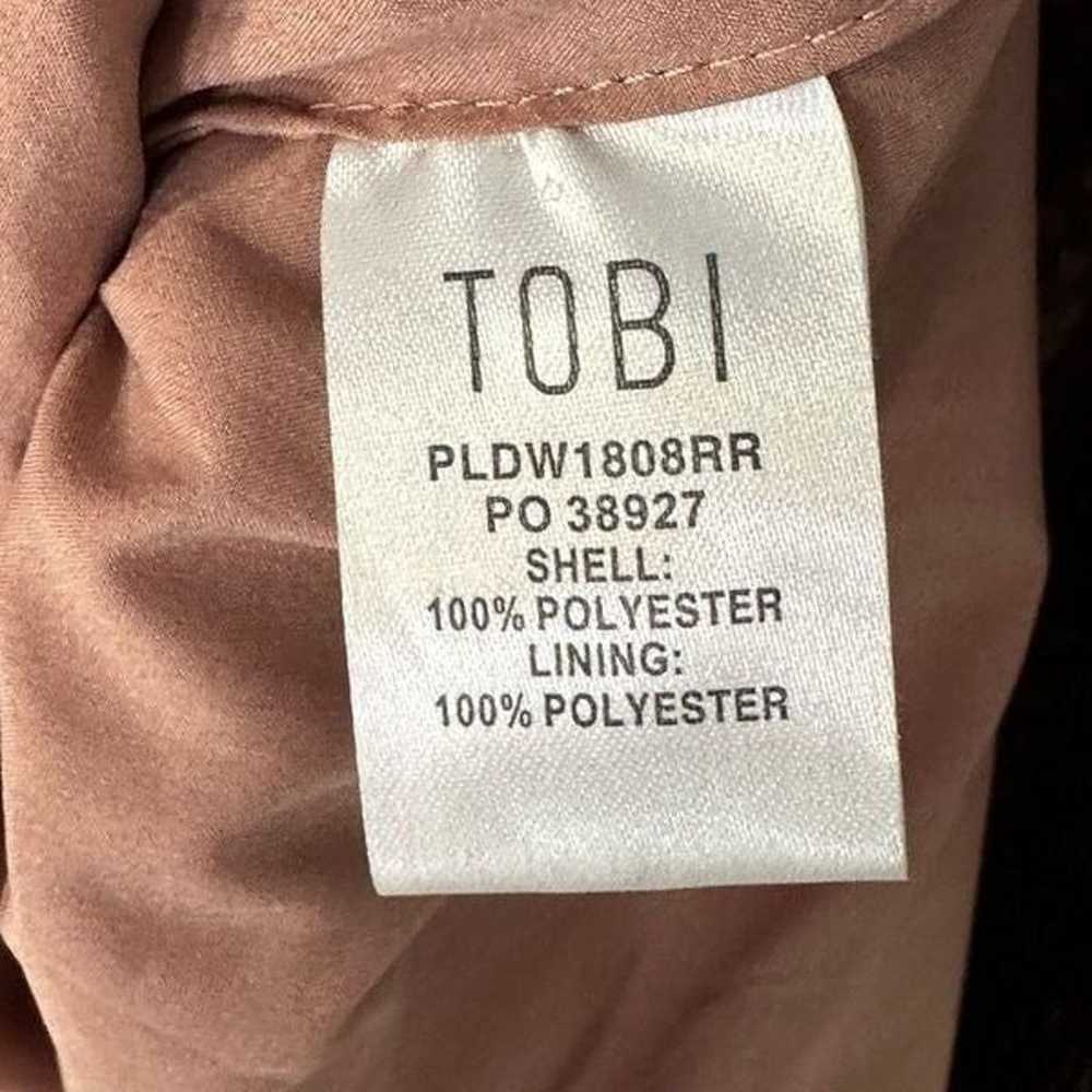 Tobi Rose Gold Sequin Shift Mini Dress | Size M - image 10