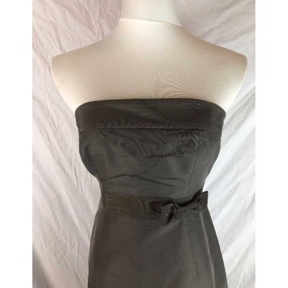 J Crew Silk Strapless Dress - image 2