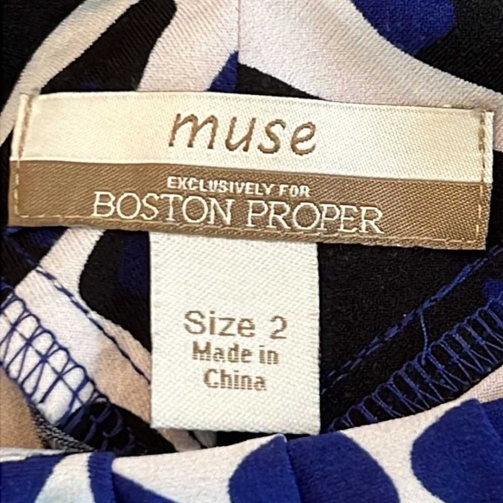 Muse for Boston Proper | Bold Print Long Sleeve D… - image 5