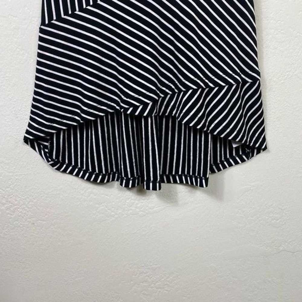 Cabi ATC Wink Black & White Striped Sleeveless Mi… - image 3