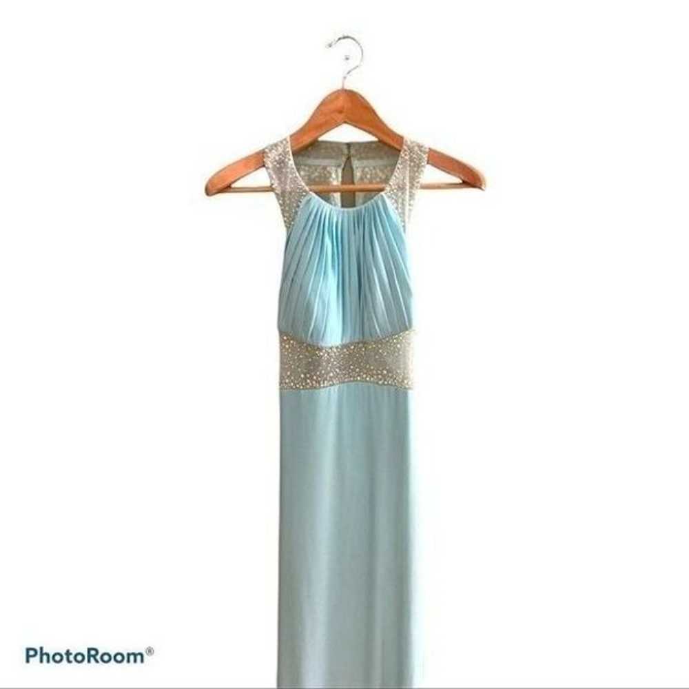 Morgan & Company Mint Green Prom Formal Dress siz… - image 4