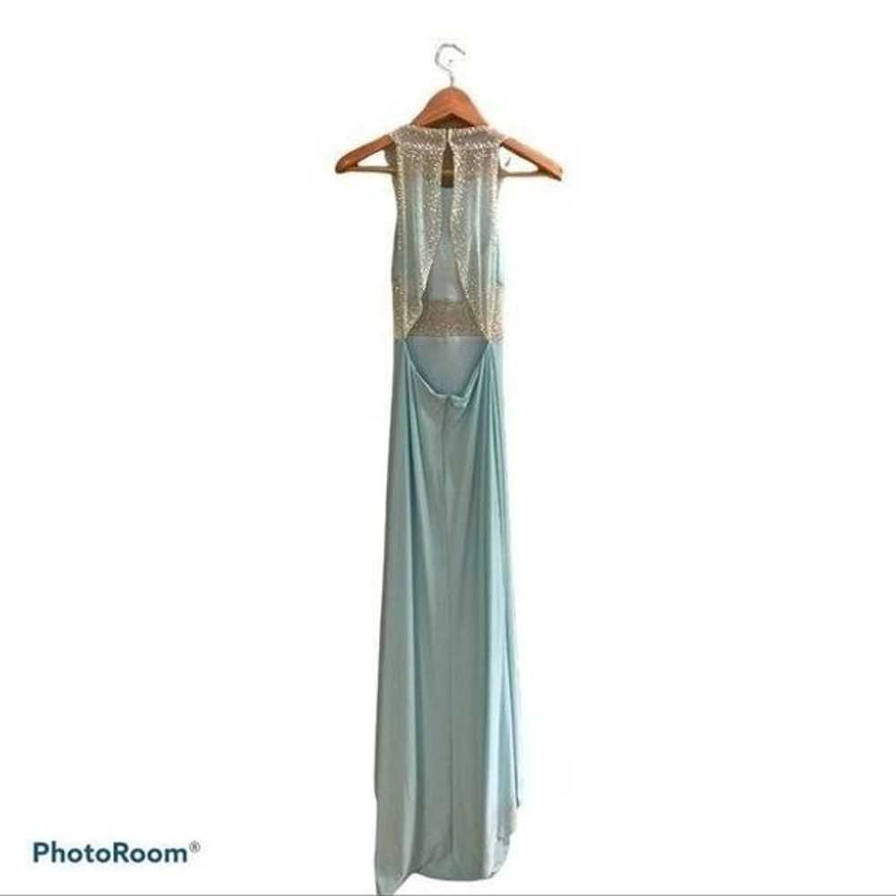 Morgan & Company Mint Green Prom Formal Dress siz… - image 5