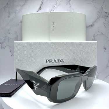 Prada PRADA Sunglasses Black Symbole Logo 100% Au… - image 1
