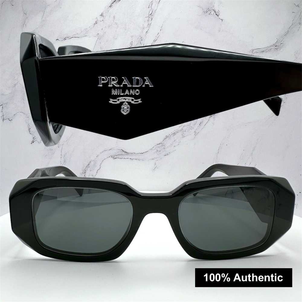 Prada PRADA Sunglasses Black Symbole Logo 100% Au… - image 3
