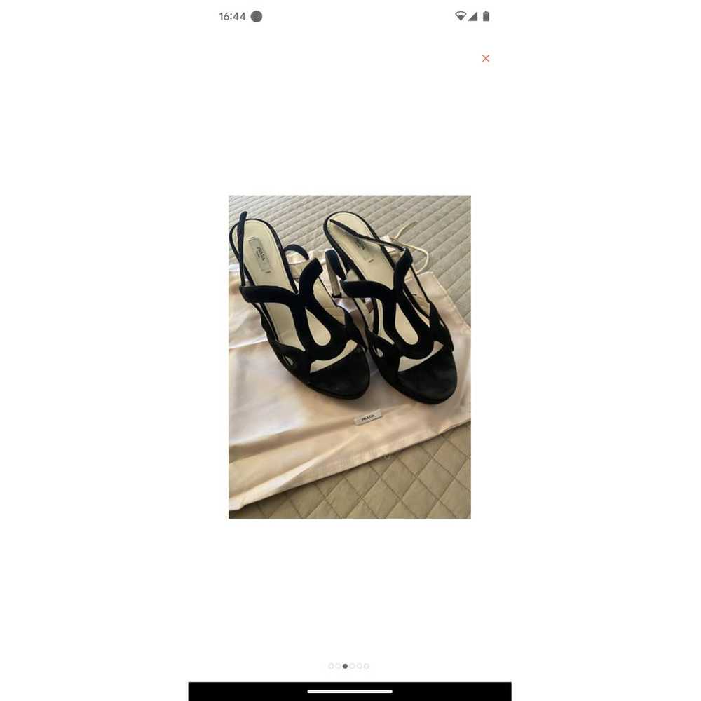 Prada Velvet sandals - image 3