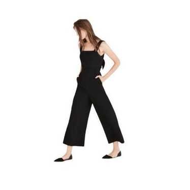 Madewell Apron Bow-Back Jumpsuit