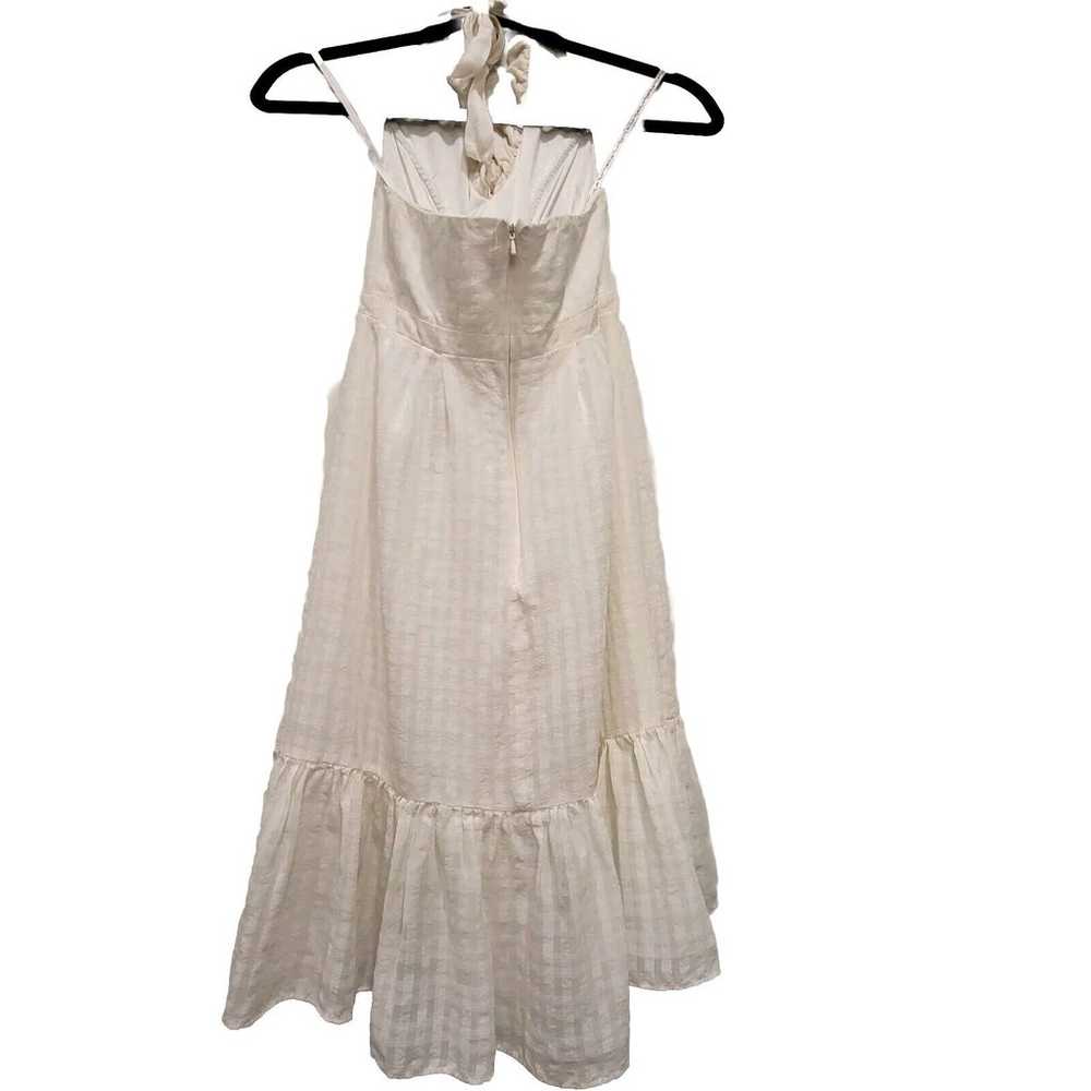 Lilly Pulitzer Dexter White Silk Halter Sun Dress… - image 2