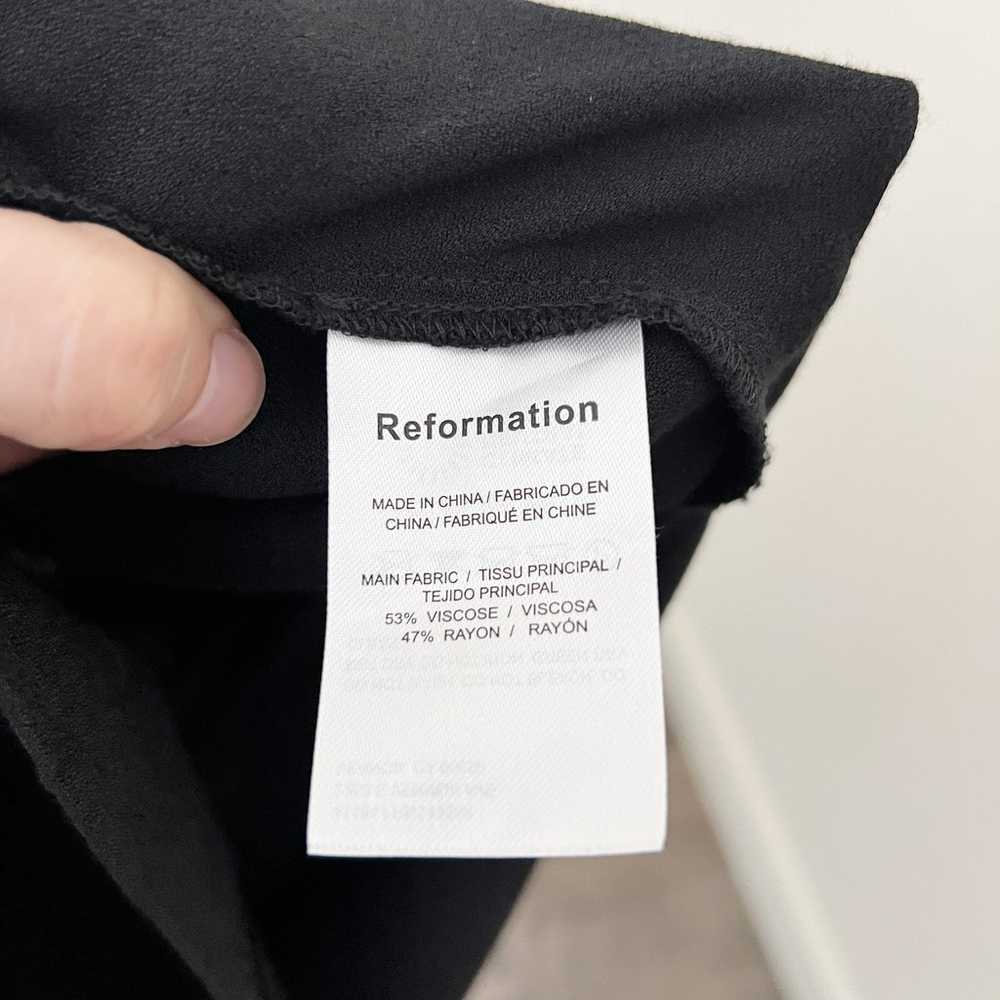 Reformation Size XS Black Marlowe Slip Dress Mini… - image 12