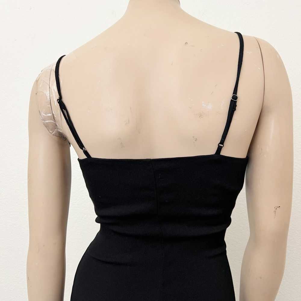 Reformation Size XS Black Marlowe Slip Dress Mini… - image 6