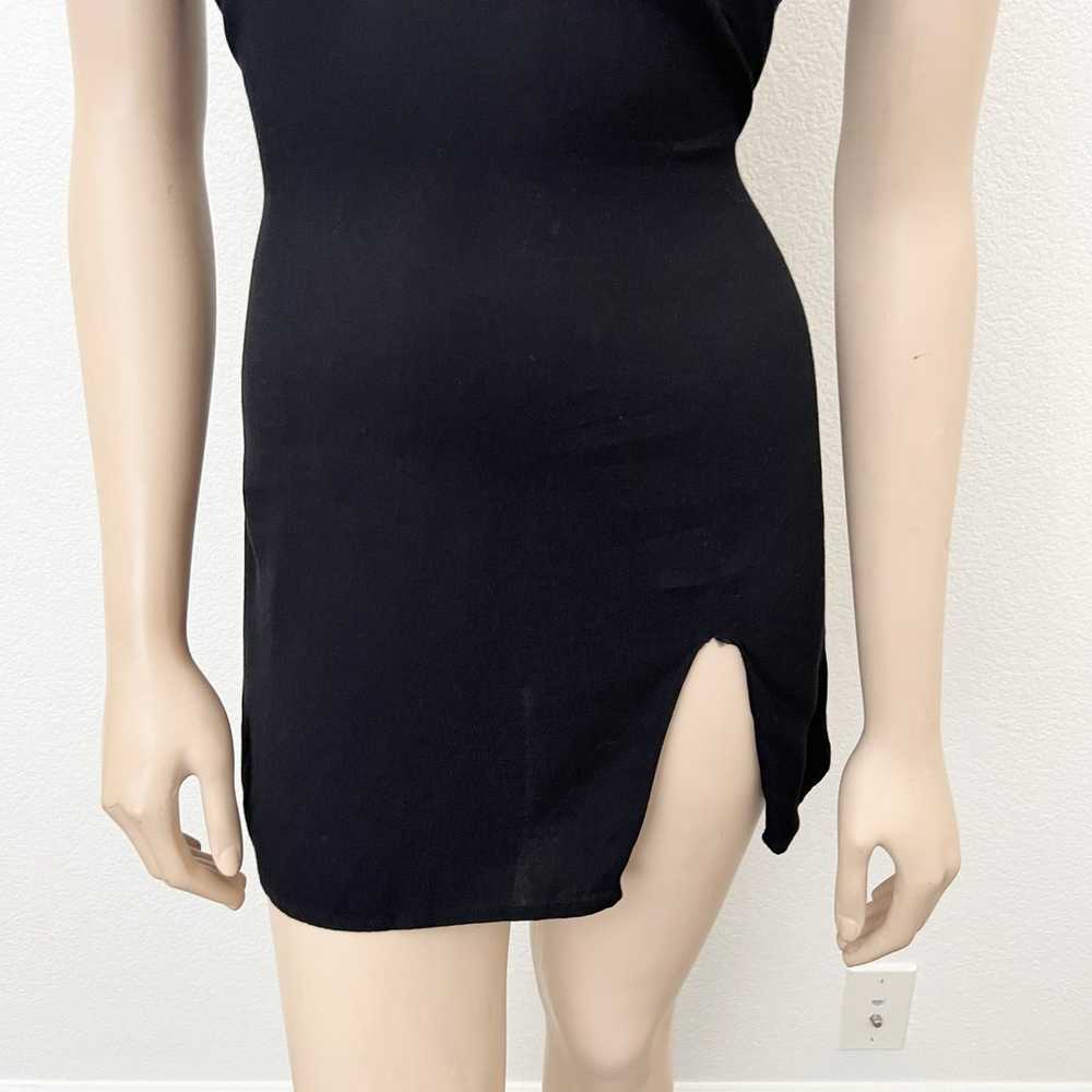 Reformation Size XS Black Marlowe Slip Dress Mini… - image 7