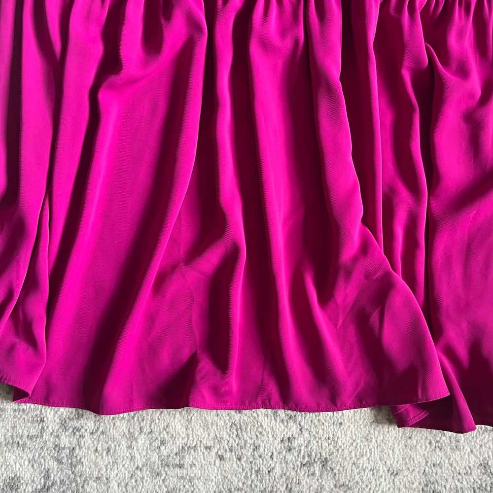 Amanda Uprichard Tomasina Midi Dress in Magenta - image 3