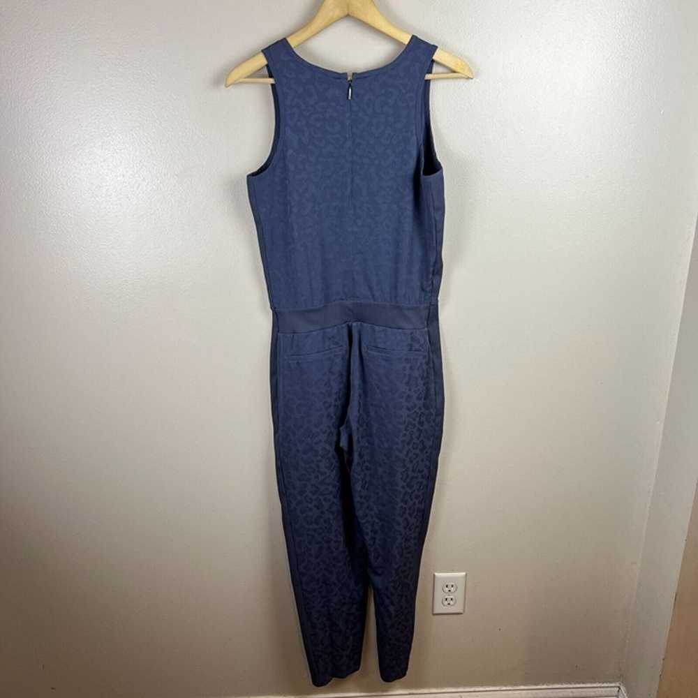 Athleta Brooklyn Textured Jumpsuit Size 4 Medieva… - image 2