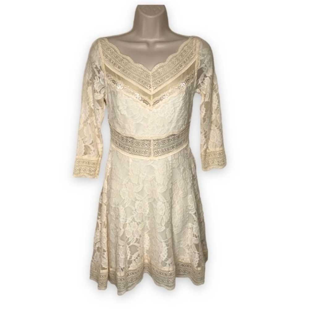 Free People Lacey Affair in Tea Dress Women Size … - image 1