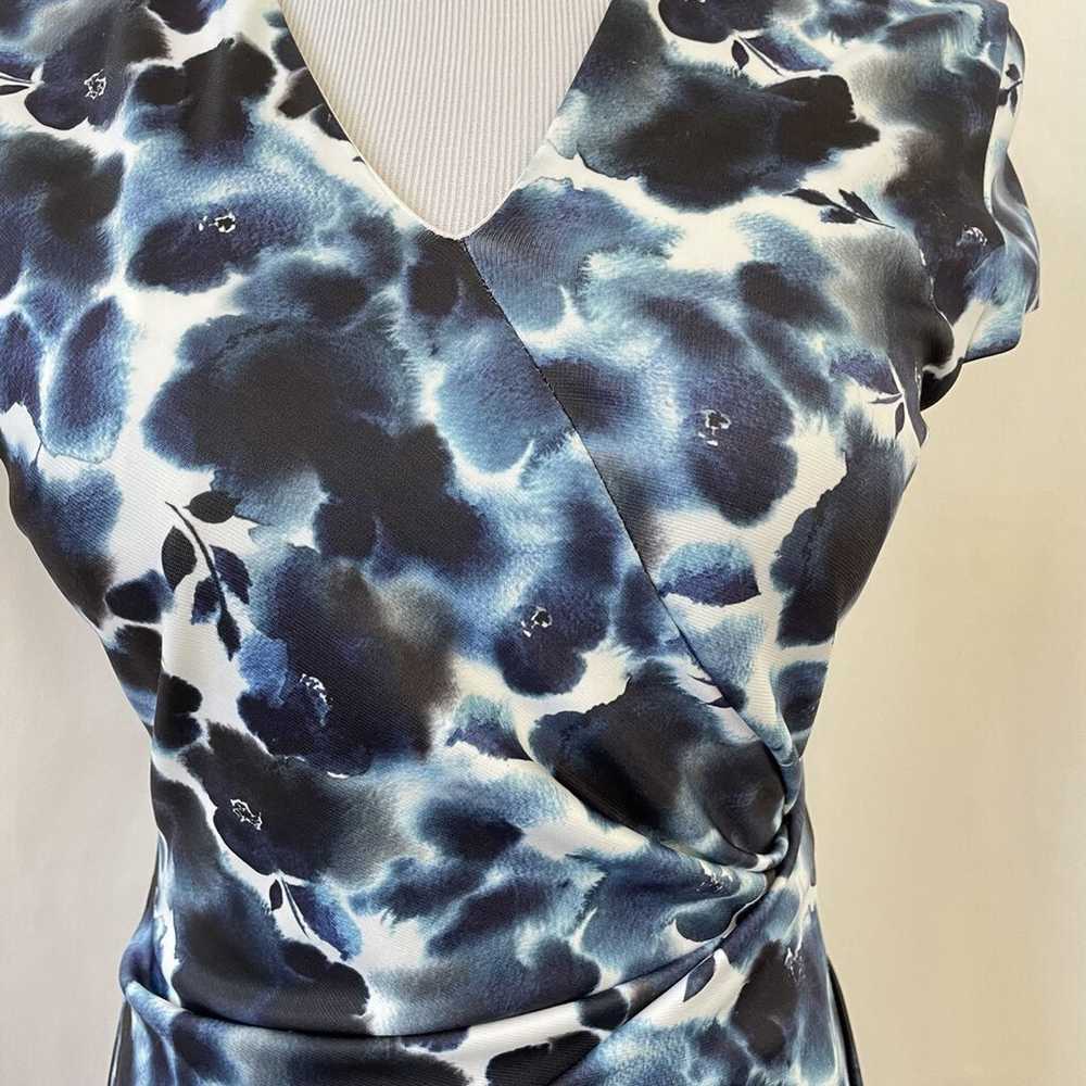 Alexia Admor Blue Floral Dress Size S - image 2
