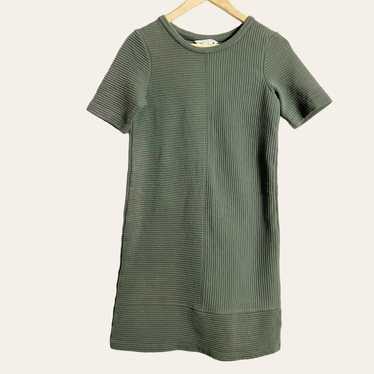 Boden Green Short Sleeve Ribbed Jumper Dress Size… - image 1