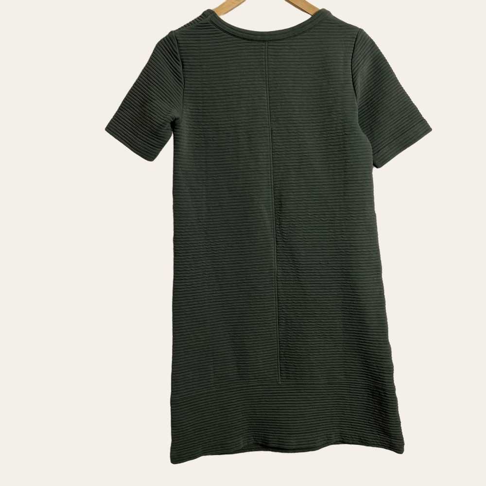 Boden Green Short Sleeve Ribbed Jumper Dress Size… - image 3