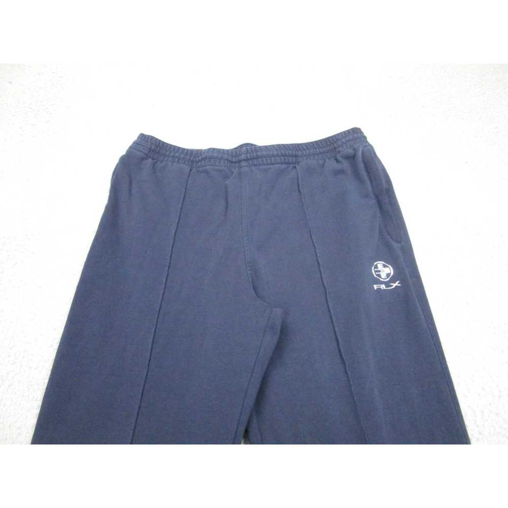 Vintage RLX Sweatpants Mens S Blue Straight Fleec… - image 2