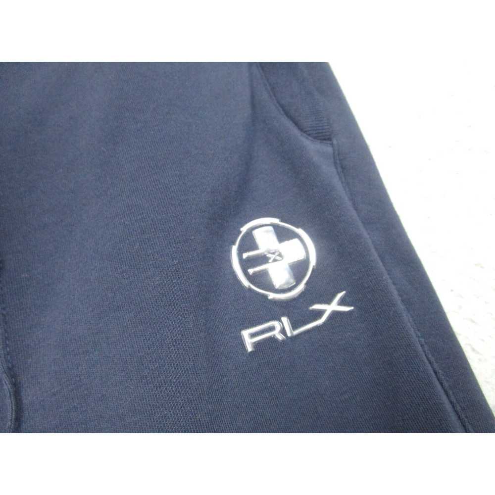 Vintage RLX Sweatpants Mens S Blue Straight Fleec… - image 3
