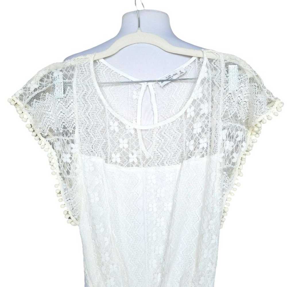 Abercrombie & Fitch | Women's White Lace Playsuit… - image 4