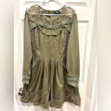 ASOS Cotton and Lace Dress size 16 - image 1