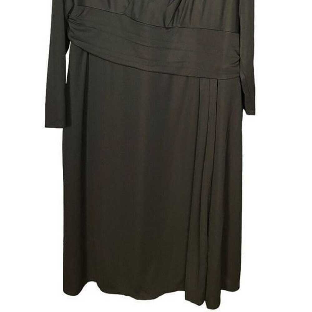 Lauren Ralph Lauren Midi Dress Plus Size 22W Faux… - image 4