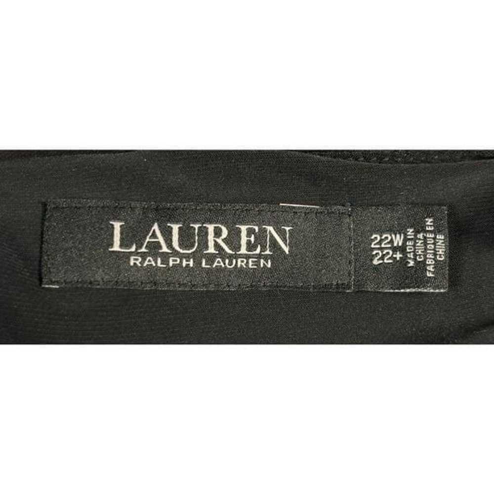 Lauren Ralph Lauren Midi Dress Plus Size 22W Faux… - image 5