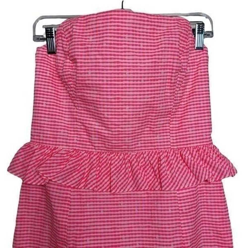 Lilly Pulitzer Lowe Fiesta Pink Pretty Gingham St… - image 3