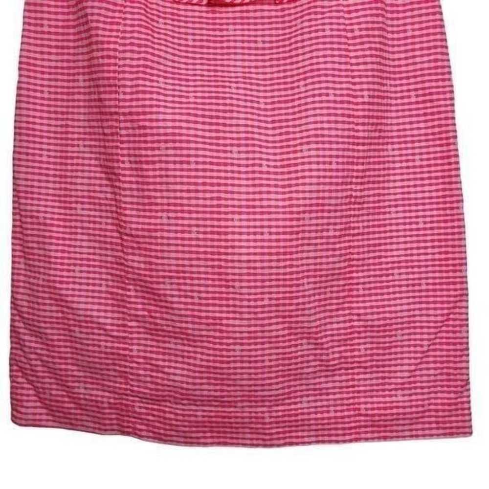 Lilly Pulitzer Lowe Fiesta Pink Pretty Gingham St… - image 6