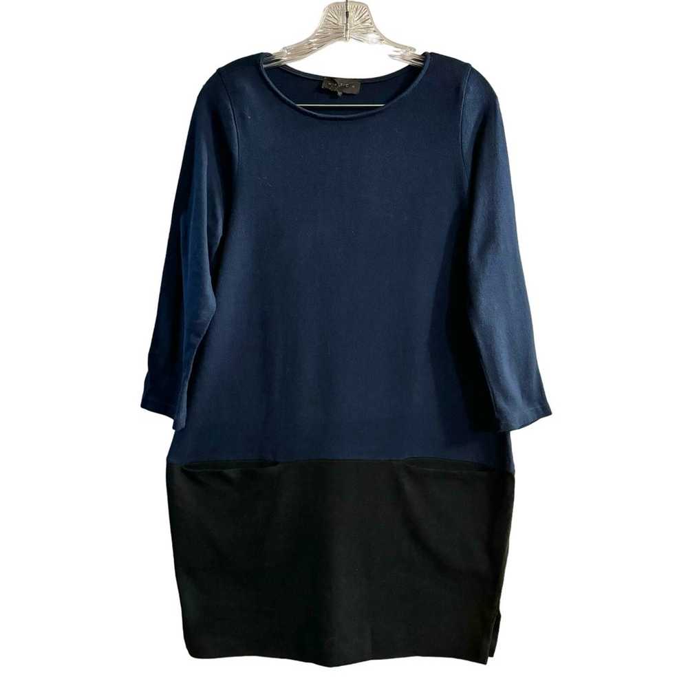 Hatch Colorblock Cotton 3/4 Sleeves Maternity Dre… - image 1