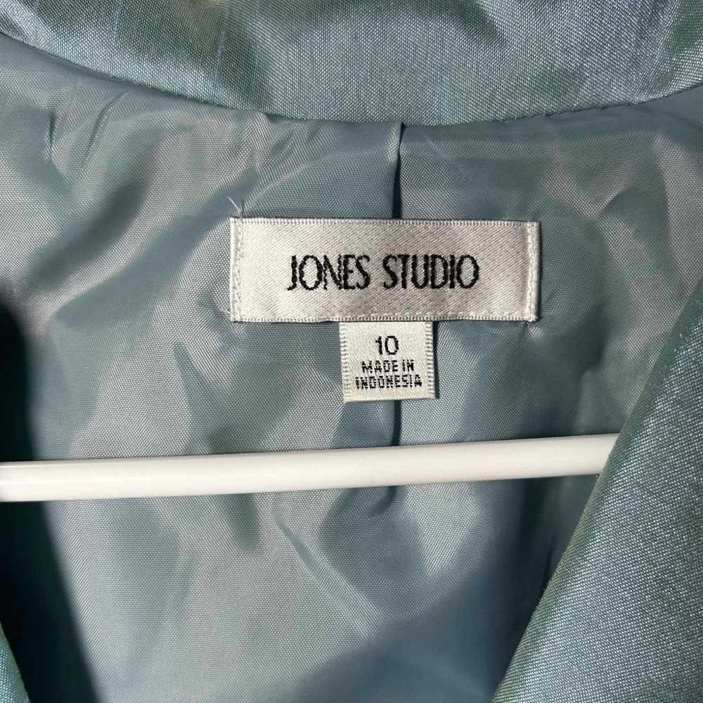 Jones Studio New York Dress Light Blue Rockabilly… - image 2